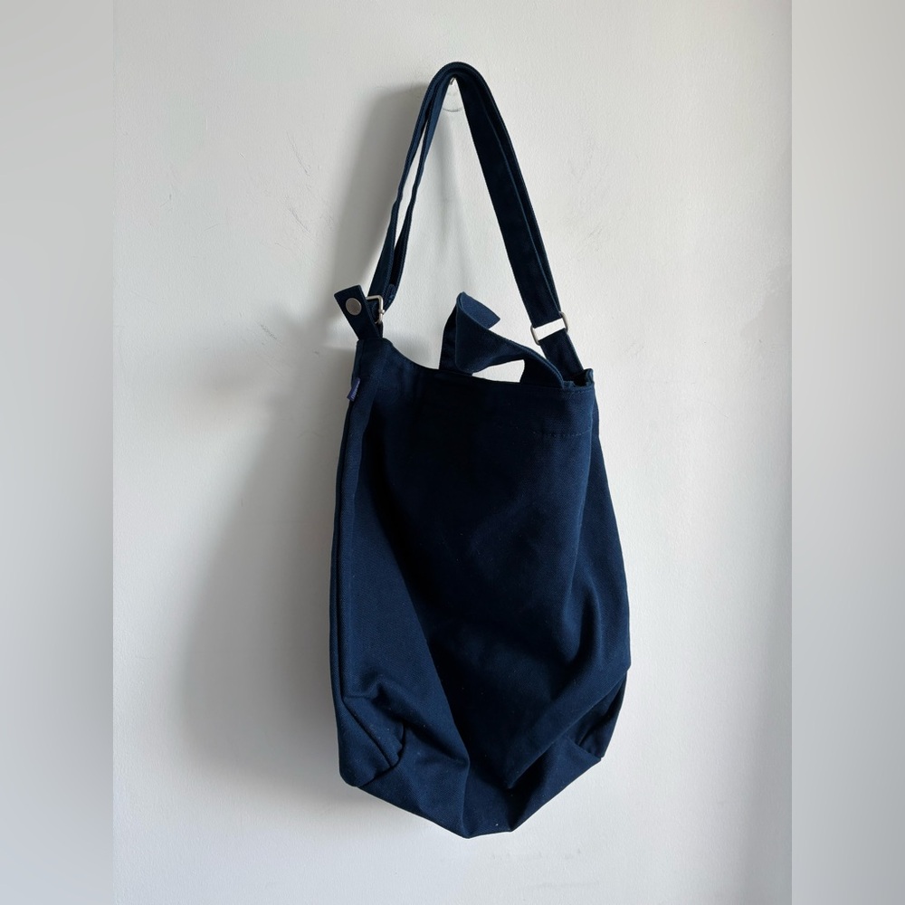 Baggu Navy Canvas Shoulder Tote Bag - Women